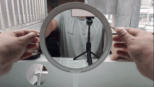 老婆新买的米家LED化妆镜，竟然还能这么用