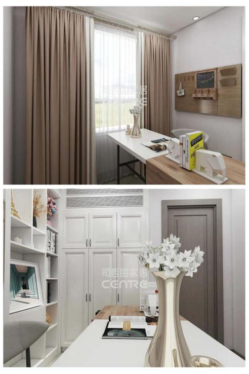 司哲丽家居89㎡现代自然精简，清新尔雅