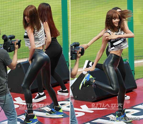 难怪韩国女明星都是皮裤控？穿上后，好身材想藏都藏不住