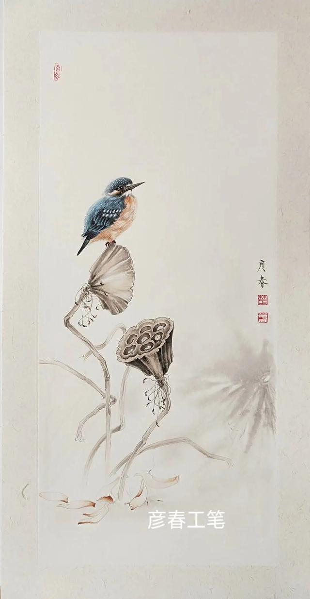 清新淡雅|楚彦春复古风工笔花鸟画(100幅)