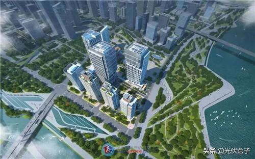 「145米高楼光伏」深圳前海地区嘉里商务中心屋顶光伏项目投运