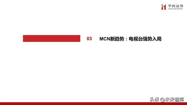 MCN行业新趋势：电视台系崛起