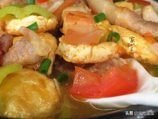 五花肉和豆腐最好吃的做法，家人连吃几碗米饭，你拿红烧肉我不换