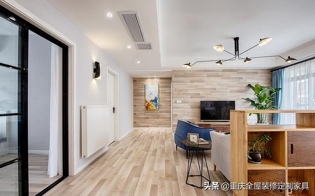 118m²北欧LOFT，淘宝组成的家，实木定制家具简约大气