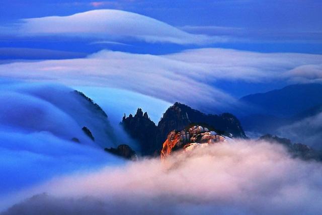 #粉色#阿尔卑斯山出现粉色冰川 专家解释令人胆颤黄山冰川该何去何从