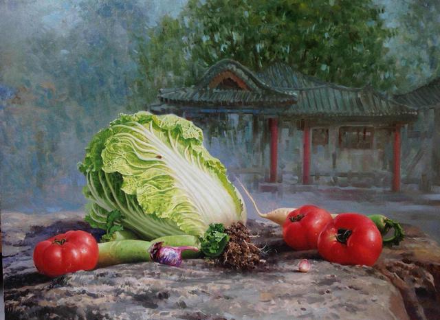 油画家李峰在艺术中追求自然与真实