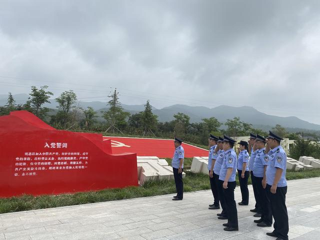 警徽心向党 忠诚铸警魂——桑树坪派出所党支部积极开展建党99周年纪念活动