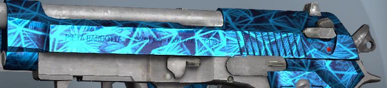 CSGO皮肤推荐——双持贝瑞塔钴蓝石英