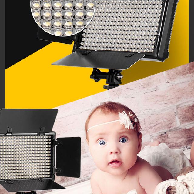 图立方LED摄影灯308II二代外拍灯常亮灯儿童摄影摄像灯婚庆补光灯