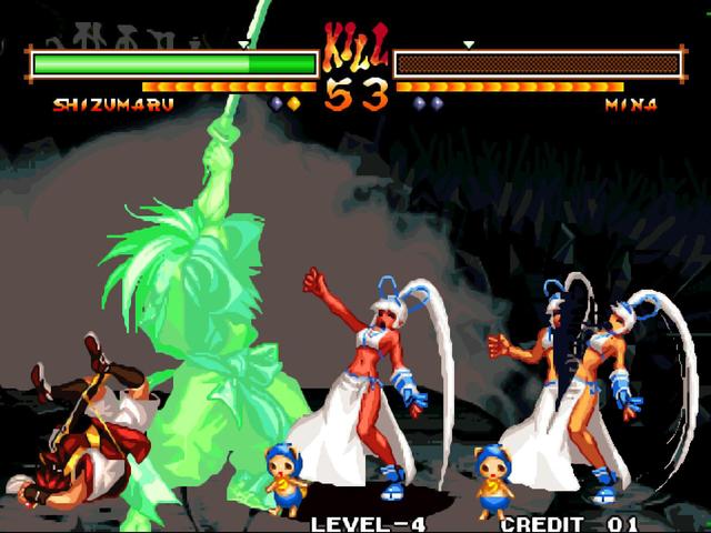 格斗游戲那些召喚靈體的技能，緋雨閑丸化身成斬紅郎之謎