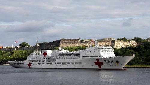 这艘海军舰艇平时的国际影响比航母还大，但没