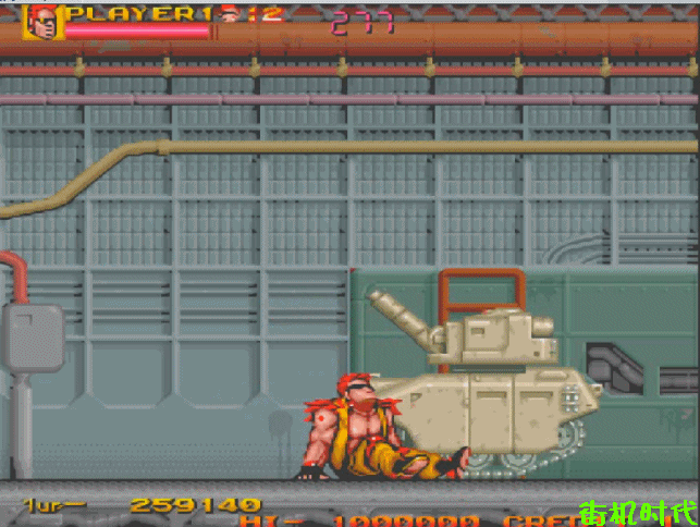 街機(jī)游戲那些不符常理的力量，原來坦克是用來砸人的