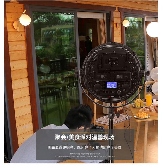 圖立方led攝影補光燈影視燈人像電影專業(yè)攝像燈柔光燈拍照打光燈