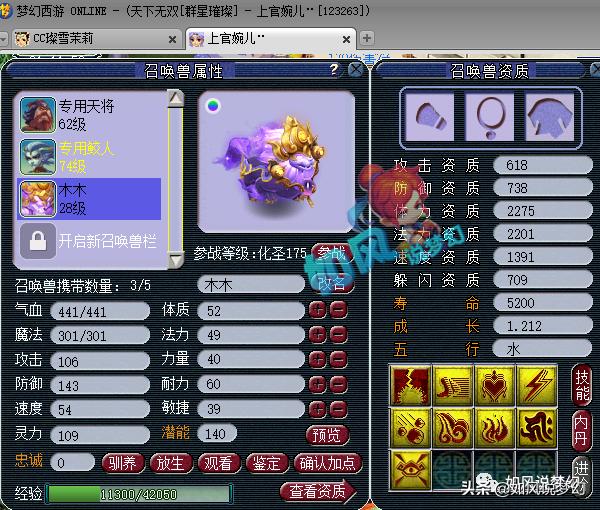 梦幻西游：苏堤159级女儿速度2671，4大指挥预言紫禁城二狗包冠