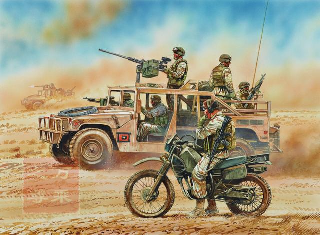 当代具有影响力的军事战术车辆，悍马越野车的