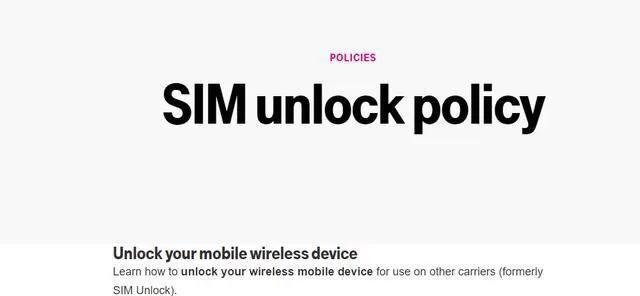 重磅，美国T-Mobile收购Sprint，部分有锁机器变成无锁机器