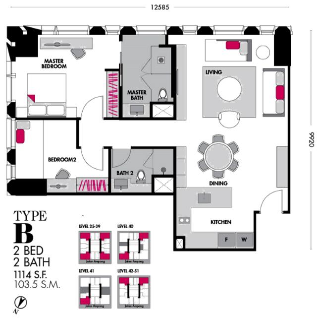 吉隆坡市中心比邻双子塔豪宅现房公寓丨The Residences 丽阳豪庭