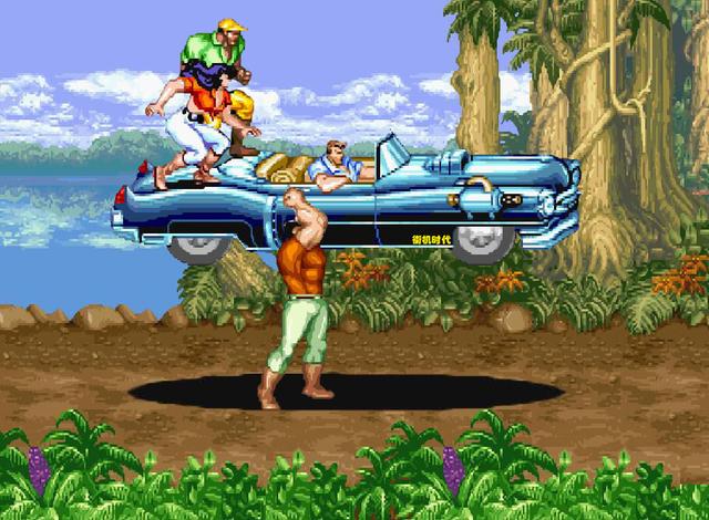 街機(jī)游戲那些不符常理的力量，原來(lái)坦克是用來(lái)砸人的