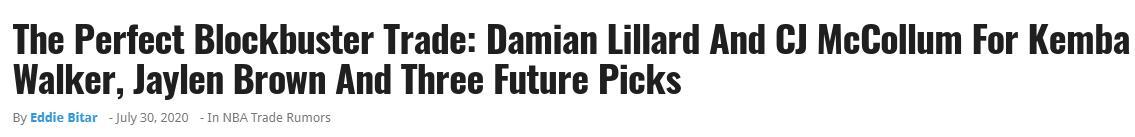 綠軍引進雙槍重建三巨頭？美媒建議Walker+布朗當籌碼，東區又要變天了？-黑特籃球-NBA新聞影音圖片分享社區