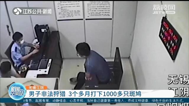 男子3个多月非法狩猎1000多只斑鸠 民警：20只就构成刑事处罚