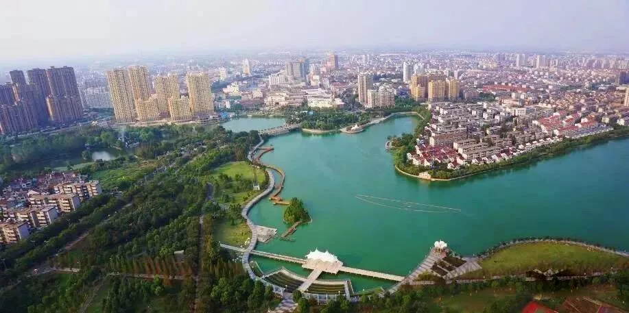 金坛金沙公园实景图中海龙城第8子——中海·翠语江南,择址金坛滨湖