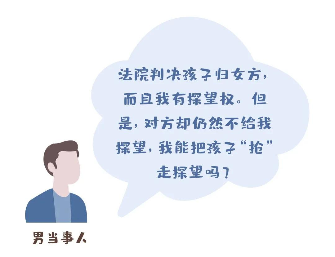 离婚后对方不让我看孩子能强制执行探望权吗