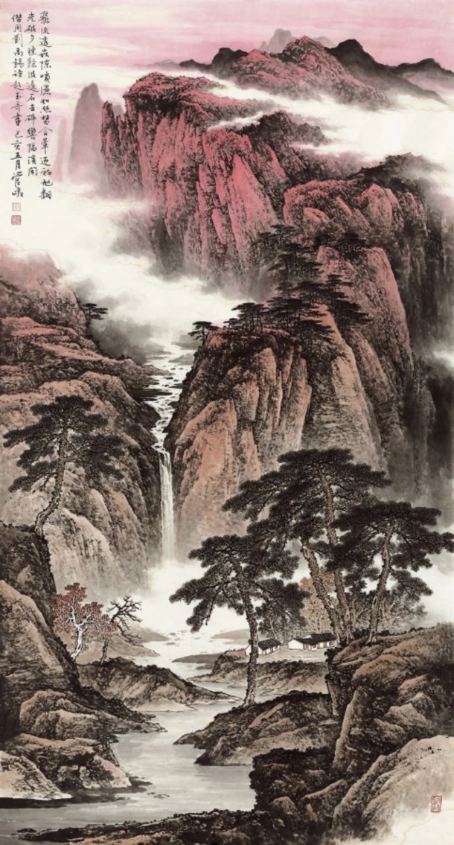 金陵佘玉奇山水画一组