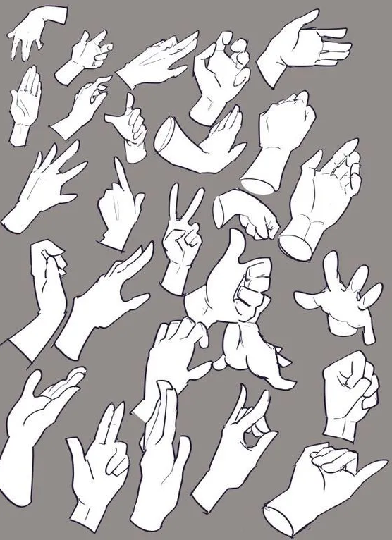 怎么画出骨感的手指?教你如何画出骨感的手指!