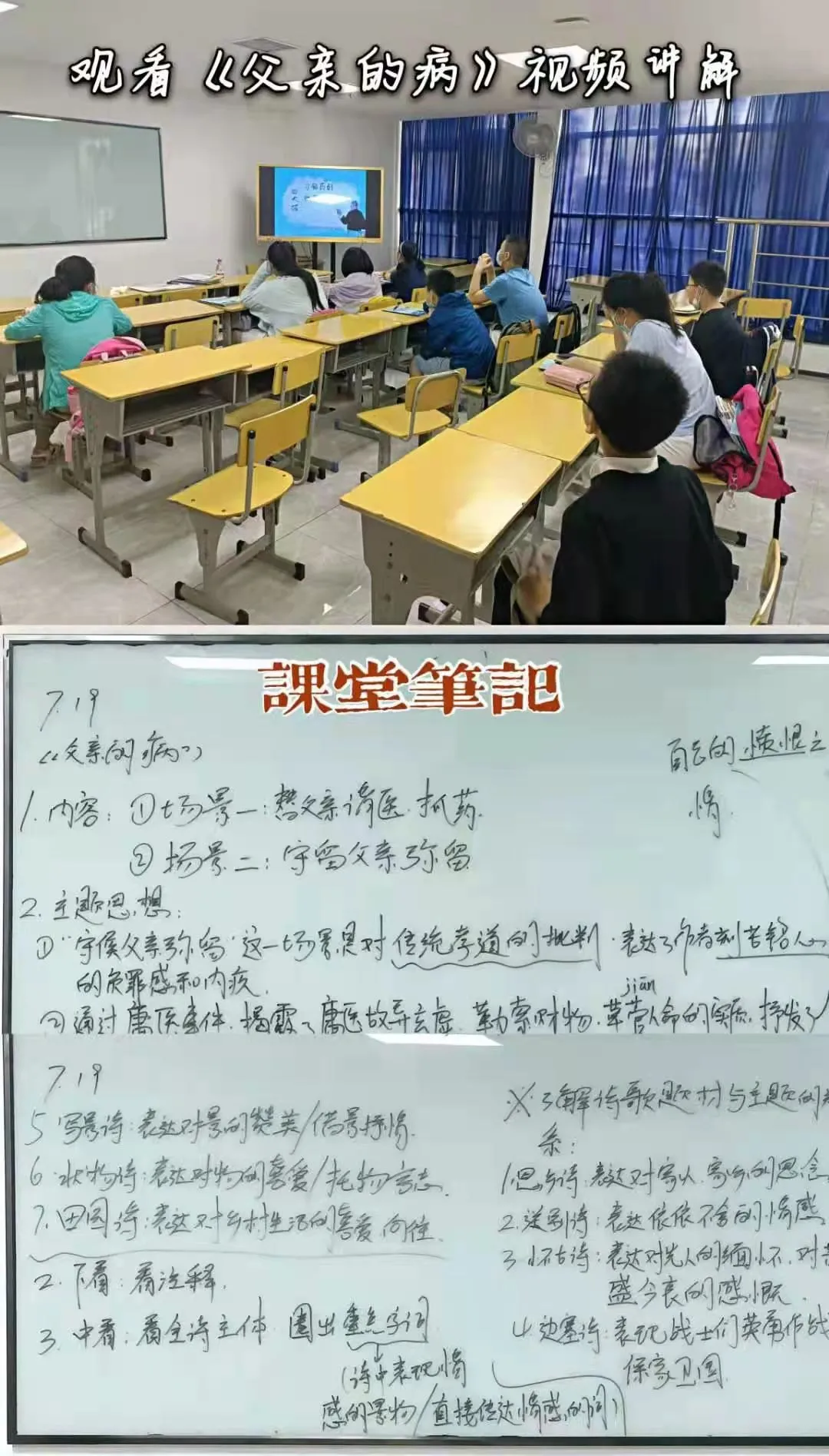 板书是门艺术,一起欣赏天博老师的高颜值板书
