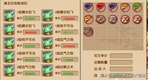 梦幻西游五开大百科攻略篇：钟灵石商人攻略