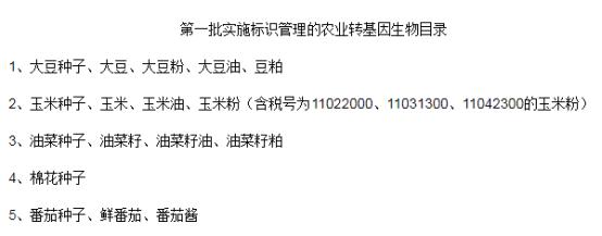 不得标注“非转基因”，食用油、酱油等受影响