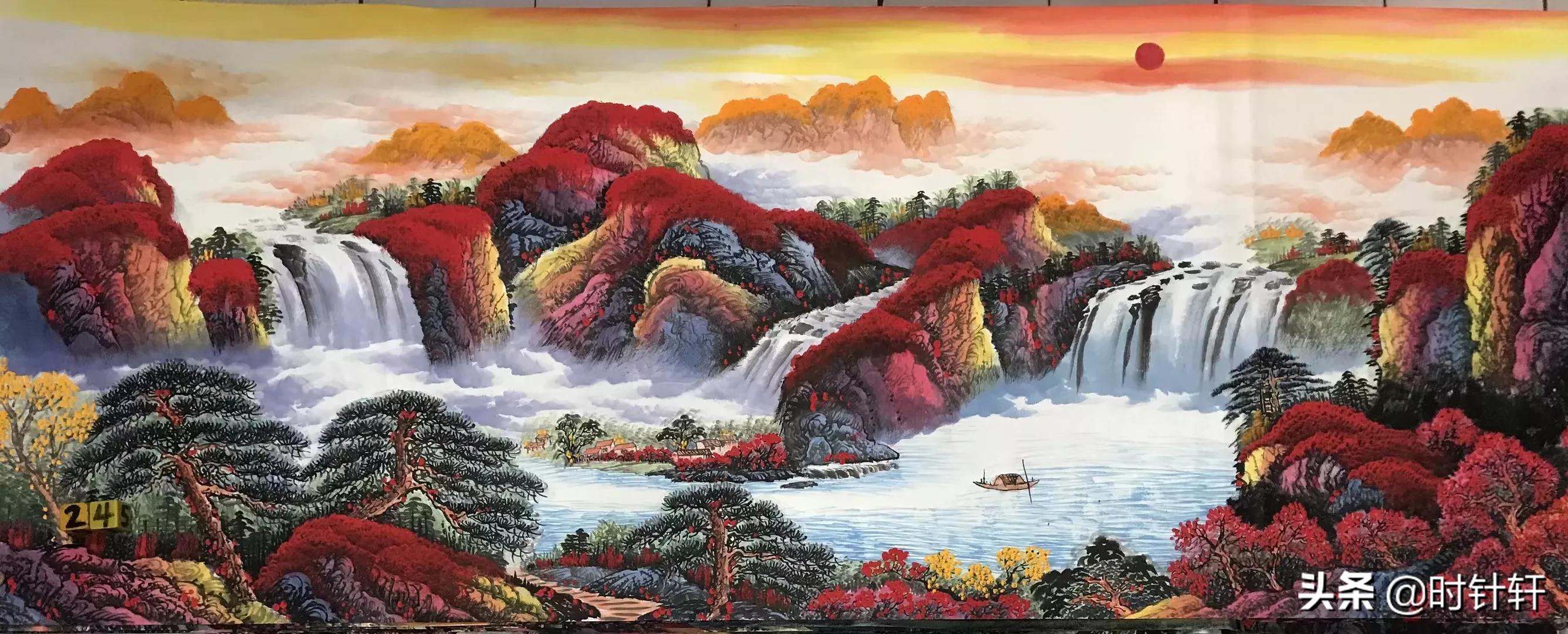 《鸿运当头》系列山水画