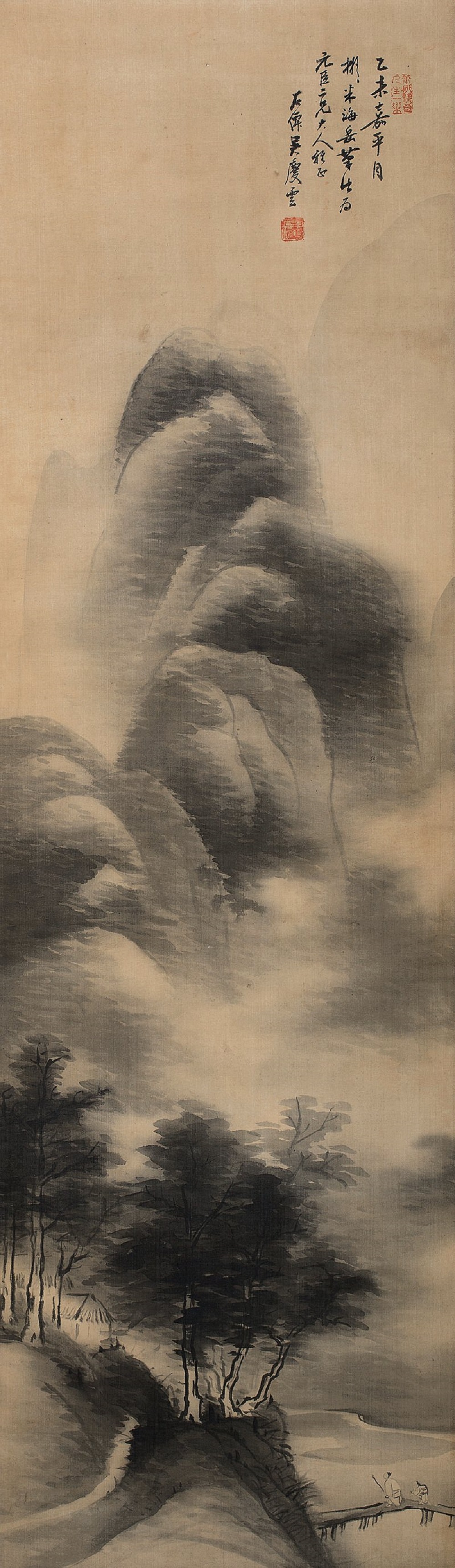 吴石仙经典山水画欣赏
