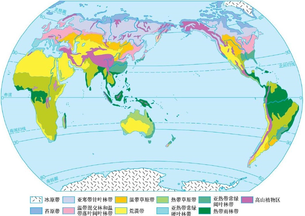 自然带从沿海到内陆的干湿度地带分异,为什么在中纬度最明显?