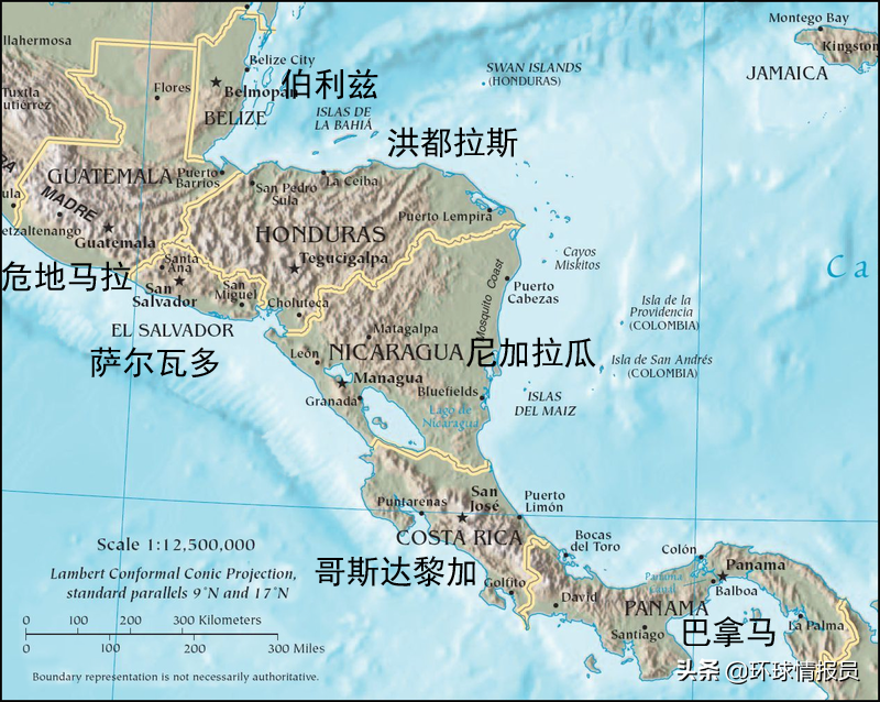 中美洲有七个国家，为什么他们无法统一成联邦国家？