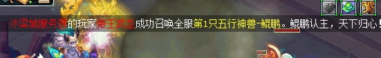 梦幻西游：超级鲲鹏认主！1399个神兜兜，换了只龙吟神兽？