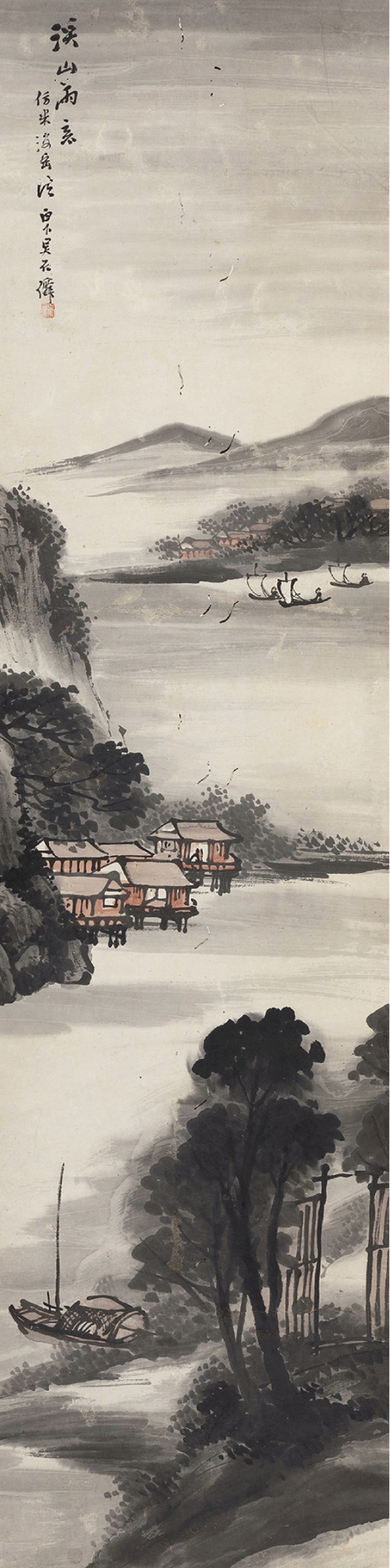 吴石仙经典山水画欣赏