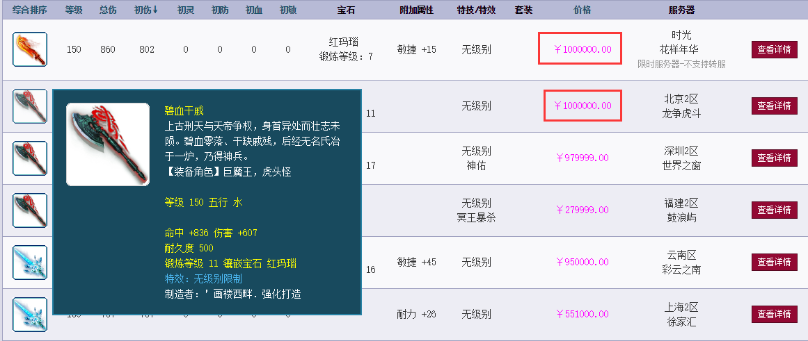梦幻西游：高伤无级别被困限时服务器，100W上架依旧无人问津