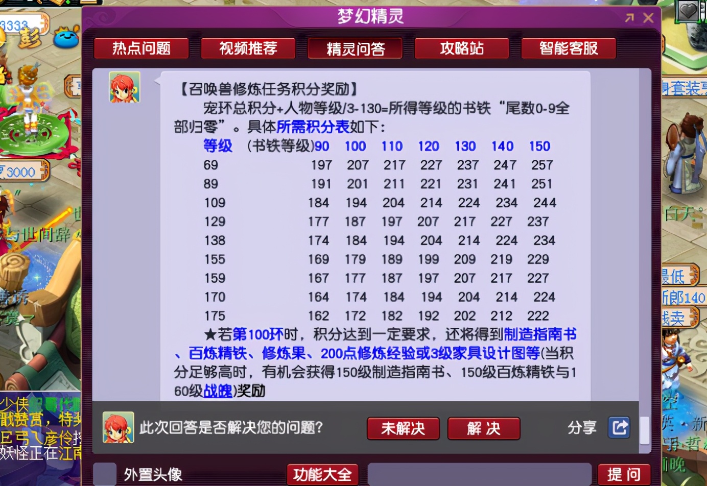 梦幻西游：玩家100环宠环逆袭出150级书！可惜种类偏了