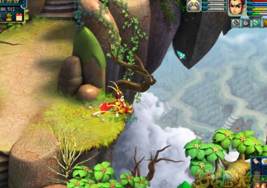 梦幻西游：梦幻地图场景是3D分布的，麒麟山位于江南野外的上方