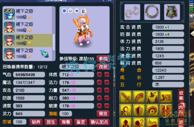 梦幻西游：159群雄亚军化生寺，愤怒6特技，灵饰碾压众多服战号