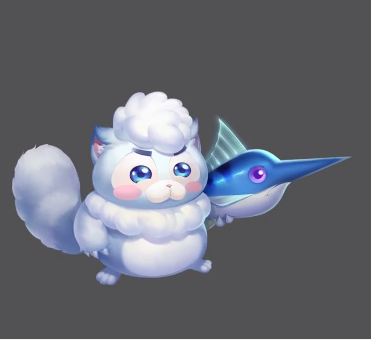 梦幻西游：穿衣戴帽拿金枪鱼做武器！策划爆料疑似新召唤兽动图