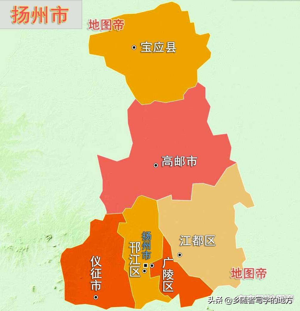 扬州行政区划中国行政区划江苏省扬州市