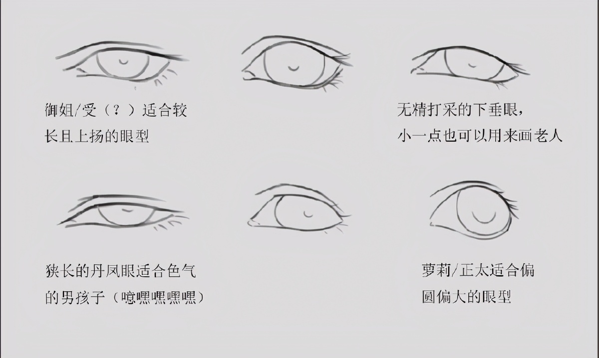 写实风眼睛如何刻画教你从眼型刻画出人物的性格