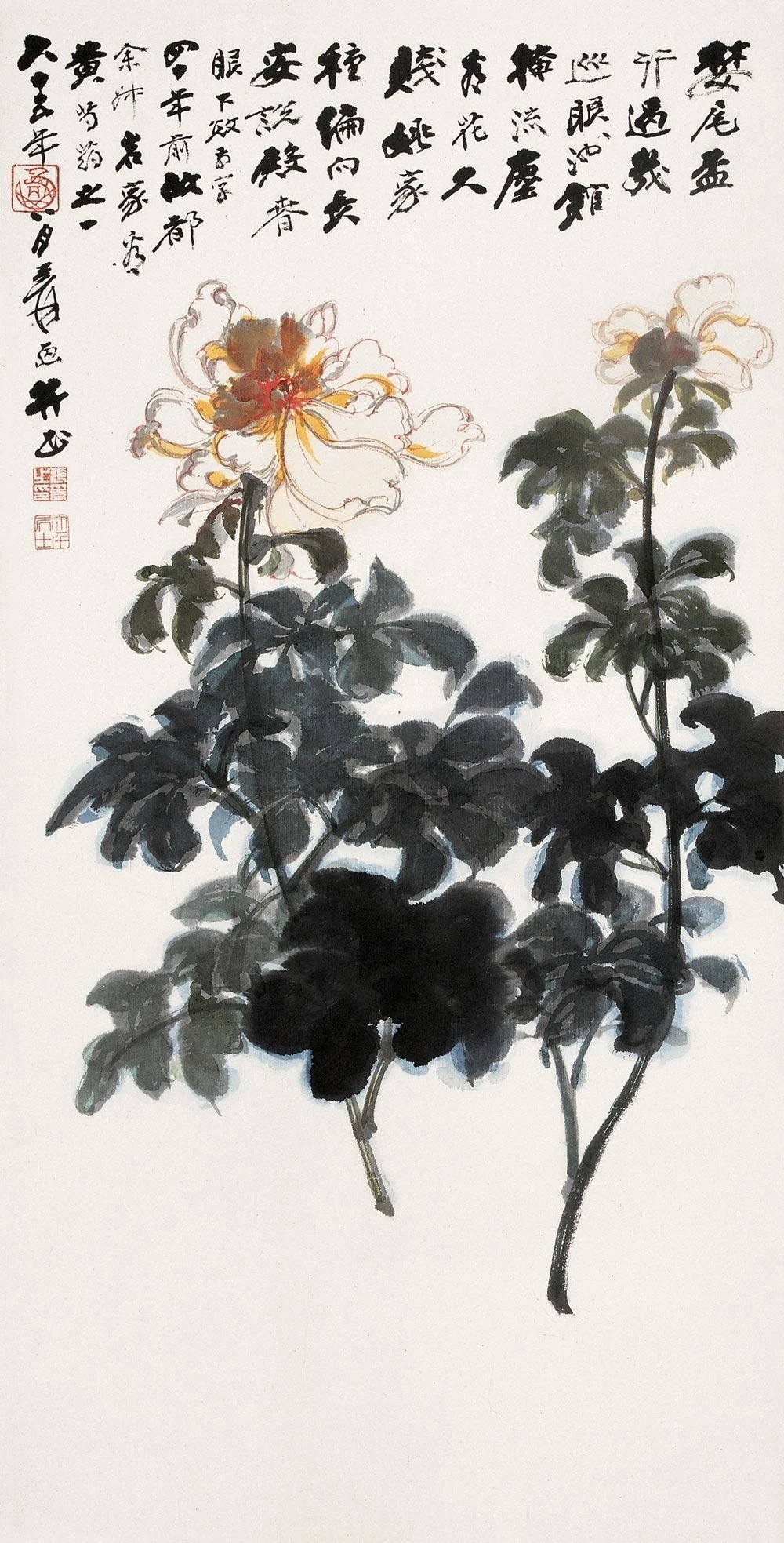 [转载]张大千花鸟画100幅欣赏