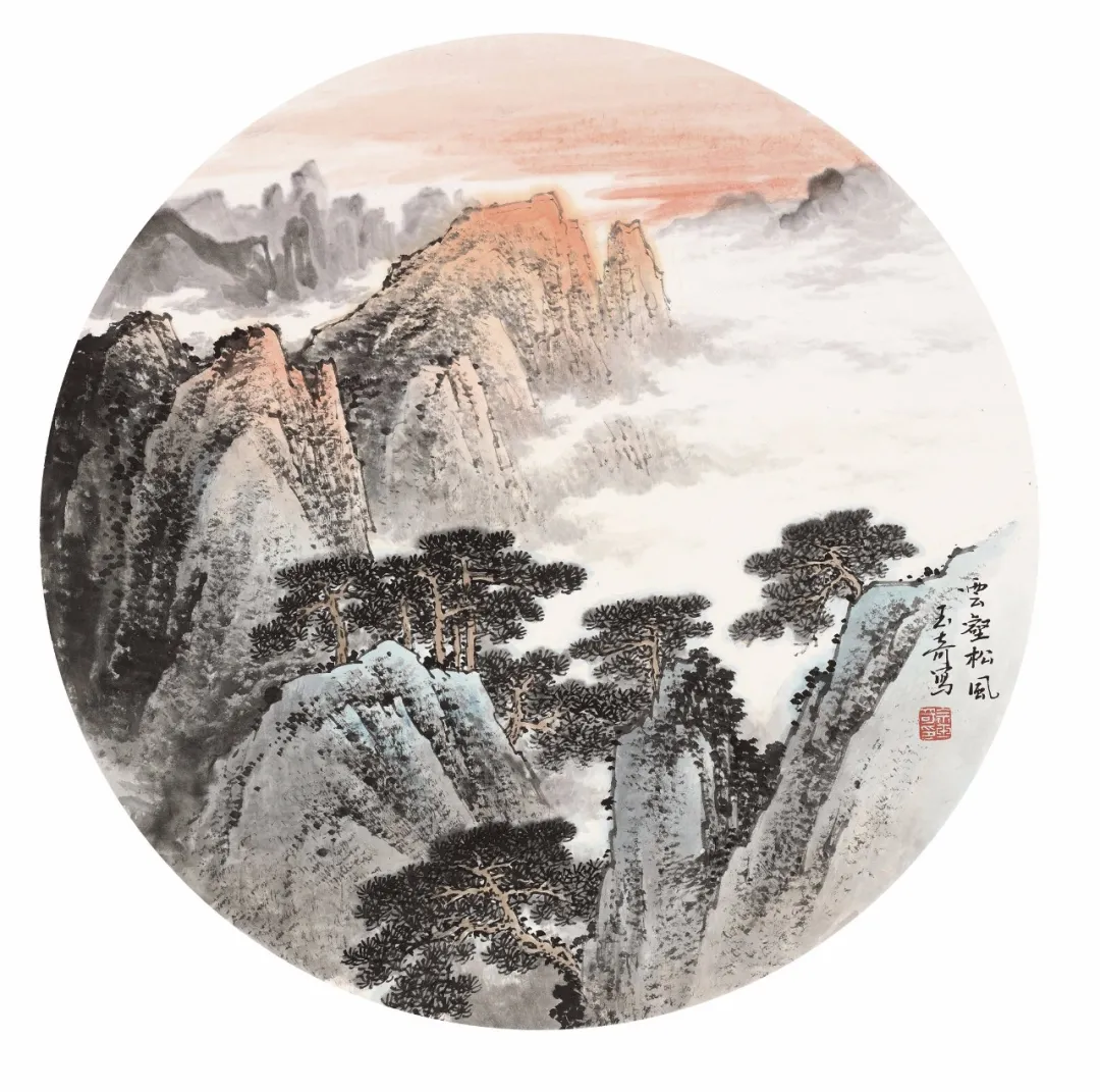 金陵佘玉奇山水画一组