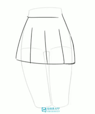 日式漫画女生裙子怎么画?裙子的画法教程分享