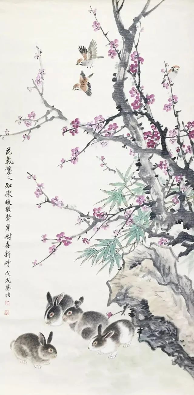 福建漳州江慧恒工笔花鸟画100幅