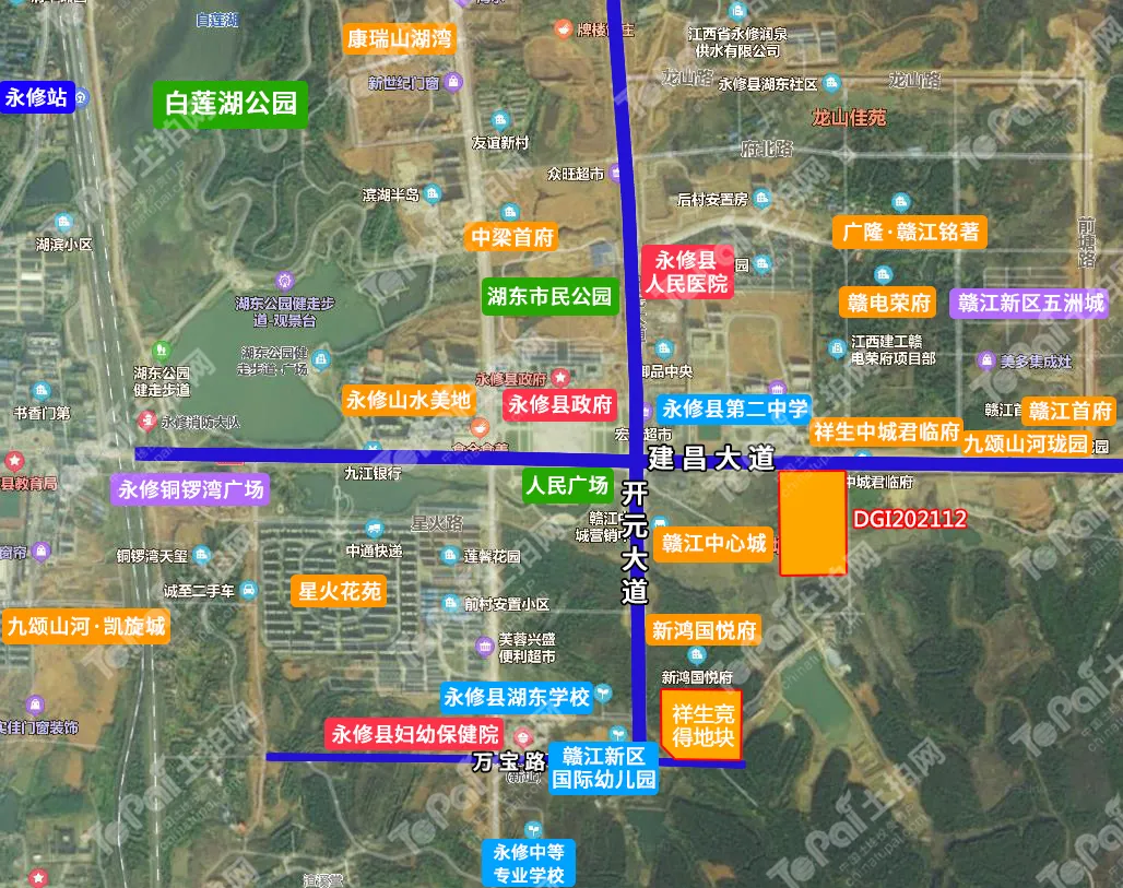 约3.3亿元斩获九江永修县一宗85亩商住用地