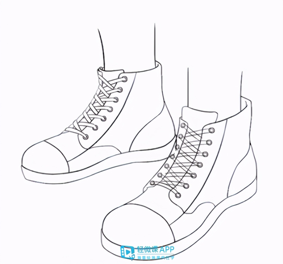 如何画好漫画鞋子鞋子的结构画法